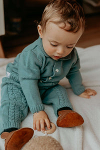 THE MILEN KNITTED BABYWEAR - DARK GREEN - Mini Miracle