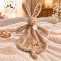 Happy Horse knuffeldoekje Taupe met naam